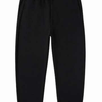 Black Relaxed Jogger Pants